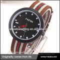 fabric band flag colour vogue lady fashion watch strap nylon